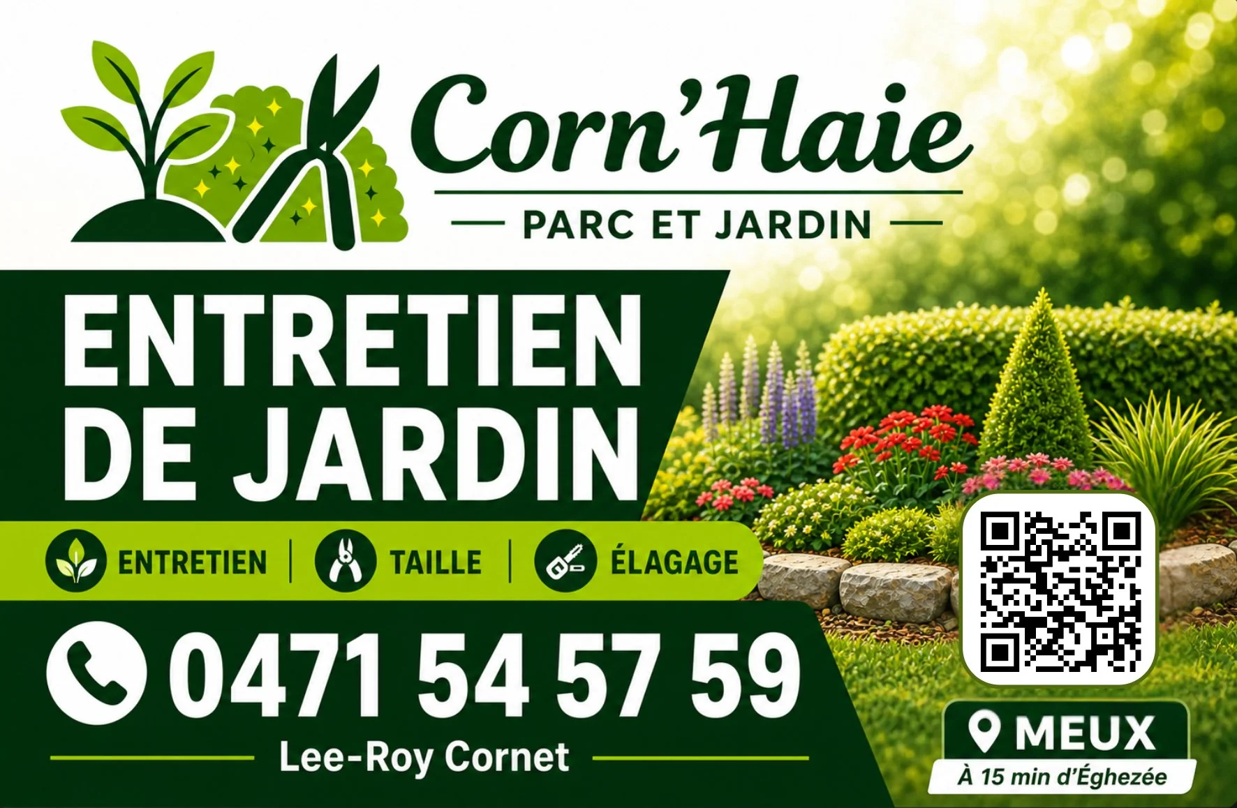 Corn'Haie Parc et Jardin : entretien, taille, élagage