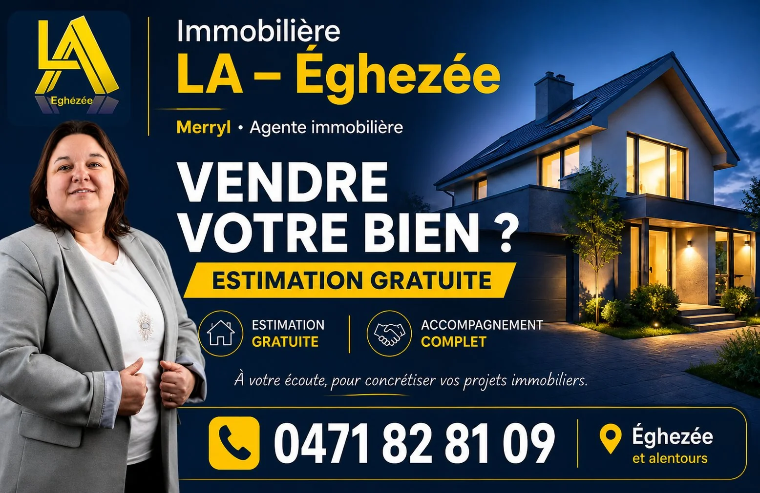 Immobilière LA Éghezée : estimation gratuite