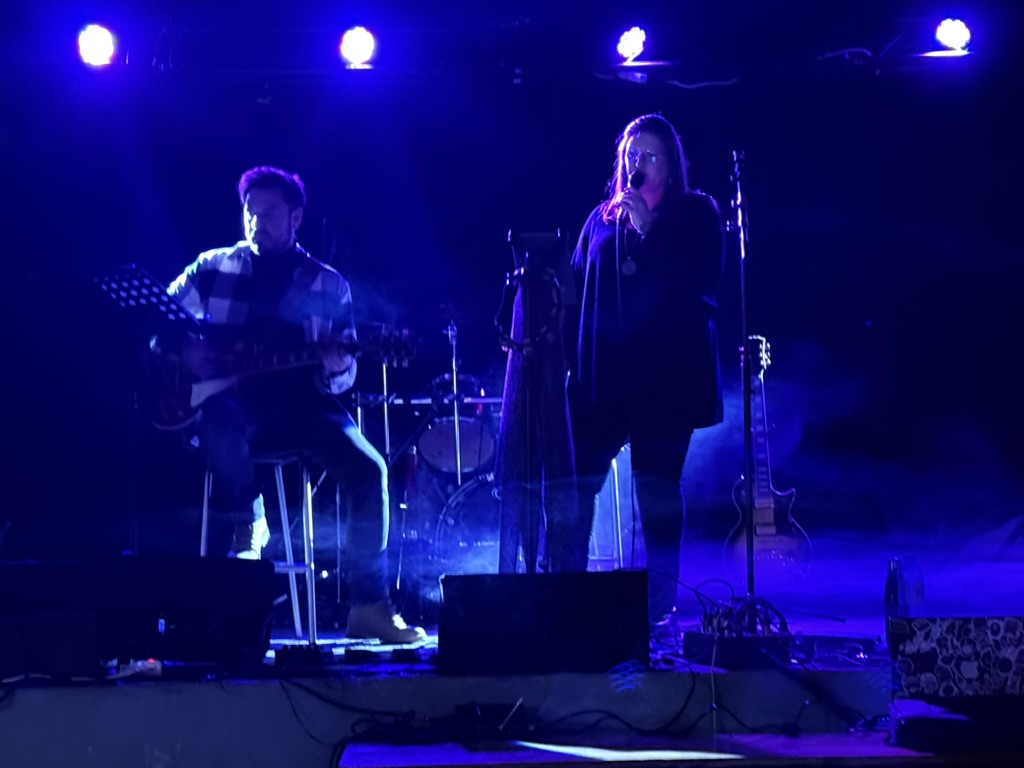 Concert Doische — scène lumières