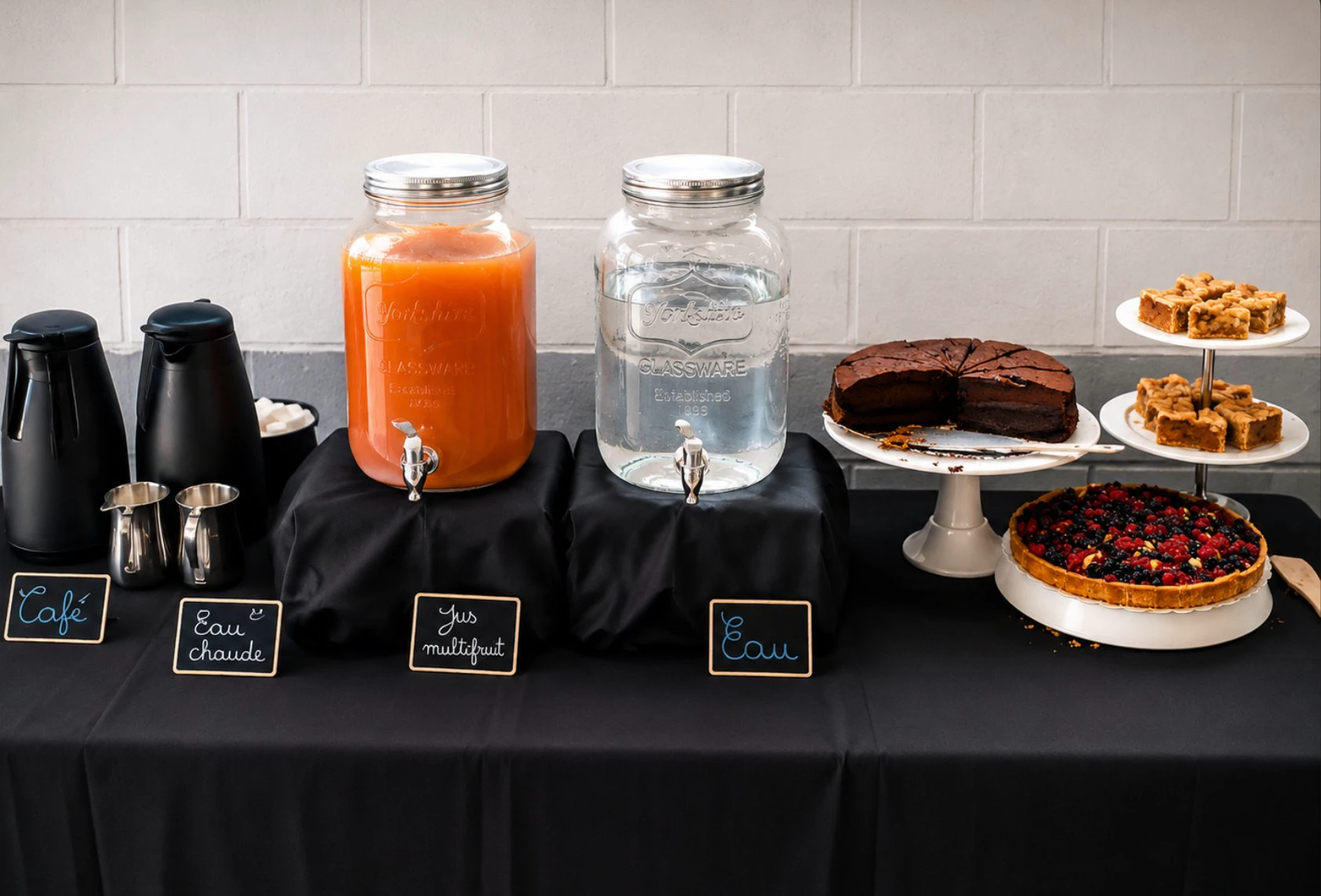 Buffet dressé